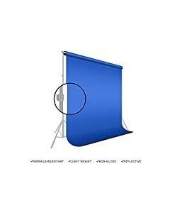 LimoStudio Photography 6' X 9' Backdrop Blue Chromakey Muslin Photo Video Background, AGG169V2