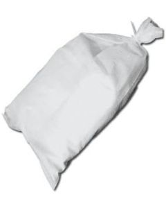 100 White Bags of Polypropylene Sand BagsWith Ties & UV Protection