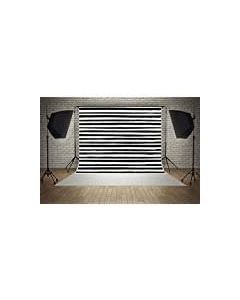 7ft(W) x 5ft(H) Mother's Day Backgrounds Black and White Stripes Wedding Birthday Party Decorations Microfiber Photo Backdrop Studio Props
