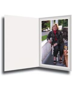 Cardboard Photo Folder for a 8x10 Photo (Pack 0f 50) Light Gray