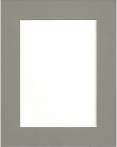 16x20 Ocean Grey Picture Mats with White Core Bevel Cut for 11x14 Pictures