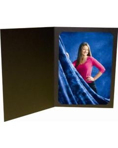 Black Photo Folder for 5x7/4x6 (Pack of 50) Cut corners