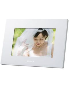 SONY Digital Photo Frame D720 White DPF-D720/W - International Version (No Warranty)