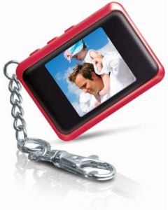 Coby DP151RED 1.5-Inch Digital TFT LCD Photo Keychain, Red