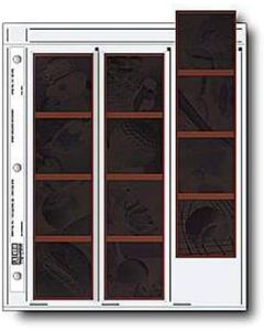 Print File Ultima Archival 120 Size Negative Pages Holds Three Sleeved Strips of Four 6x6 Frames, Pack of 25, #ULT1203HB