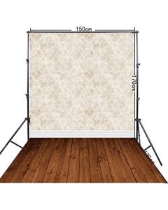 FiVan 5x10ft Damask Print Photography Backdrop for Studio Photos FF-003