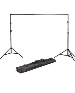ePhoto H804B Adjustable Background Backdrop Support Stands Photography Backdrop Crossbar Frame Kit