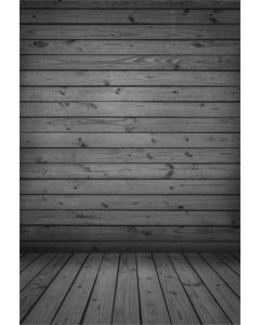 Laeacco 3x5ft Vinyl Photography Background Dark Gray Color Wood Wall Floor Vintage Retro Wood Art Personal Portrait Backdrop Stripe Background Art Personal Portrait Photo Studio Props