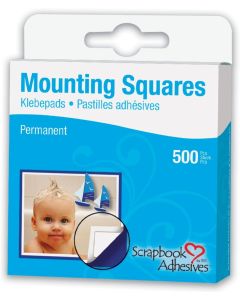 500 Mnt Sqs Wht Perm 1/2x1/2in