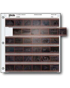 Print File 35mm Size Negative Pages Holds Six Strips of Six Frames, Pack of 25