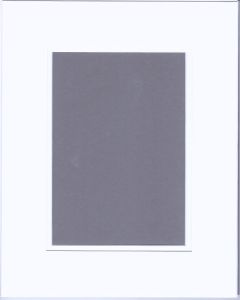 24x36 White and White Double Picture Mats with White Core, for 20x30 Pictures