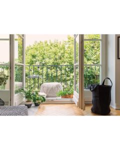 YongFoto 9x6ft Indoor Room Scene Backdrop Balcony Sunshine Living Room Classic Windows Wood Floor Photography Background Wedding Afternoon Tea Leisure Time Salon Decor Kids Baby Vlog Photo Studio
