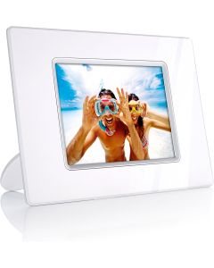 Philips 5.6-Inch Digital Photo Frame (White)