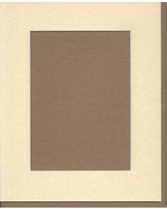 18x24 Light Tan Picture Mats Mattes Matting with White Core Bevel Cut for 13x19 Pictures