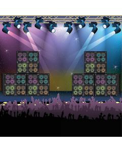 Fun Express Rock Star Vacation Bible School & Party Backdrop Banner