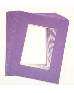 topseller100, Pack of 10 PURPLE 11x14 Picture Mats Matting with White Core Bevel Cut for 8x10 Pictures